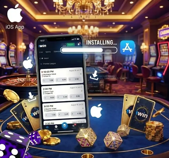 1win PWA iOS qısayolunun yaradılması və əsas ekrana əlavə edilməsi prosesi